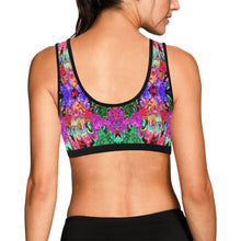 Load image into Gallery viewer, stained glass pattern 2 aa Women&#39;s All Over Print Sports Bra (Model T52)