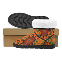 Load image into Gallery viewer, Kente 8 Custom High Top Unisex Snow Boots (Model 047)
