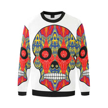 Load image into Gallery viewer, skull 8 Men&#39;s Oversized Fleece Crew Sweatshirt/Large Size(Model H18)