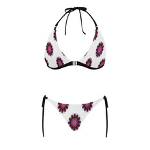 Load image into Gallery viewer, pattern 303 Buckle Front Halter Bikini Swimsuit (Model S08)