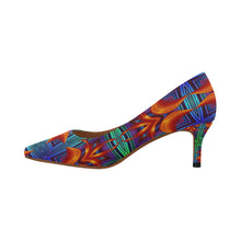 Load image into Gallery viewer, pattern 316 Women&#39;s Pointed Toe Low Heel Pumps (Model 053)