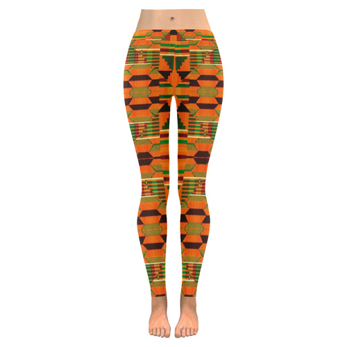 Kente 5 Low Rise Leggings (Invisible Stitch) (Model L05)
