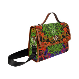 fract 18 Waterproof Canvas Bag/All Over Print (Model 1641)