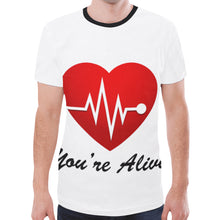 Load image into Gallery viewer, You&#39;re Alive New All Over Print T-shirt for Men (Model T45)