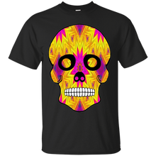 Load image into Gallery viewer, Day of The Dead Skull 7 Gildan Ultra Cotton T-Shirt