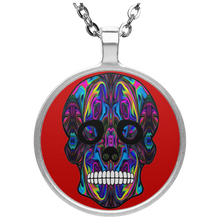 Load image into Gallery viewer, Skull 4 Circle Necklace