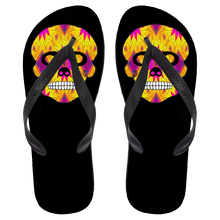 Load image into Gallery viewer, Skull 7 Flip Flops - Large