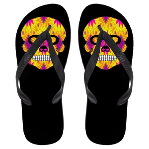 Skull 7 Flip Flops - Large