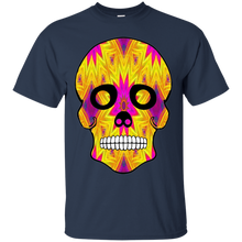 Load image into Gallery viewer, Day of The Dead Skull 7 Gildan Ultra Cotton T-Shirt