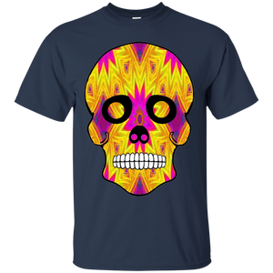 Day of The Dead Skull 7 Gildan Ultra Cotton T-Shirt