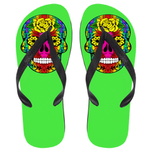 Load image into Gallery viewer, Skull 11 Flip Flops - Large