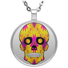 Load image into Gallery viewer, Skull 7 Circle Necklace