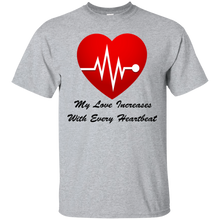 Load image into Gallery viewer, My Love Increases G200 Gildan Ultra Cotton T-Shirt