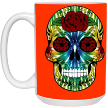 Load image into Gallery viewer, skull 13 15 oz. White Mug