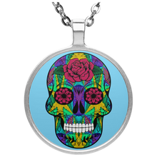 Load image into Gallery viewer, Skull 12 Circle Necklace