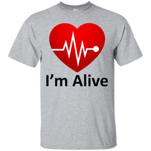 Load image into Gallery viewer, I&#39;m Alive G200 Gildan Ultra Cotton T-Shirt