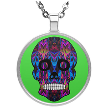 Load image into Gallery viewer, Skull 5 Circle Necklace