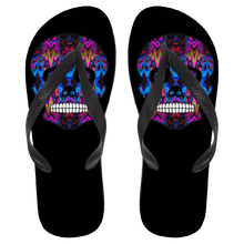 Load image into Gallery viewer, Skull 5 Flip Flops - Large