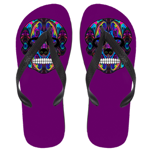 Skull 4 Flip Flops - Large