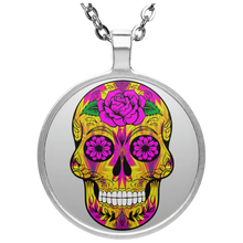 Load image into Gallery viewer, Skull 10 Circle Necklace