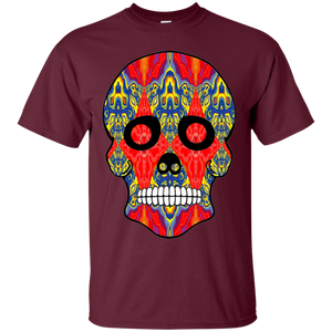 Day of The Dead Skull 8 Gildan Ultra Cotton T-Shirt