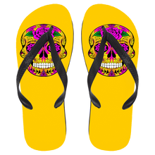 Load image into Gallery viewer, Skull 10 Flip Flops - Large