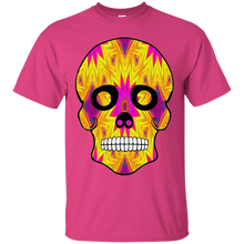 Load image into Gallery viewer, Day of The Dead Skull 7 Gildan Ultra Cotton T-Shirt