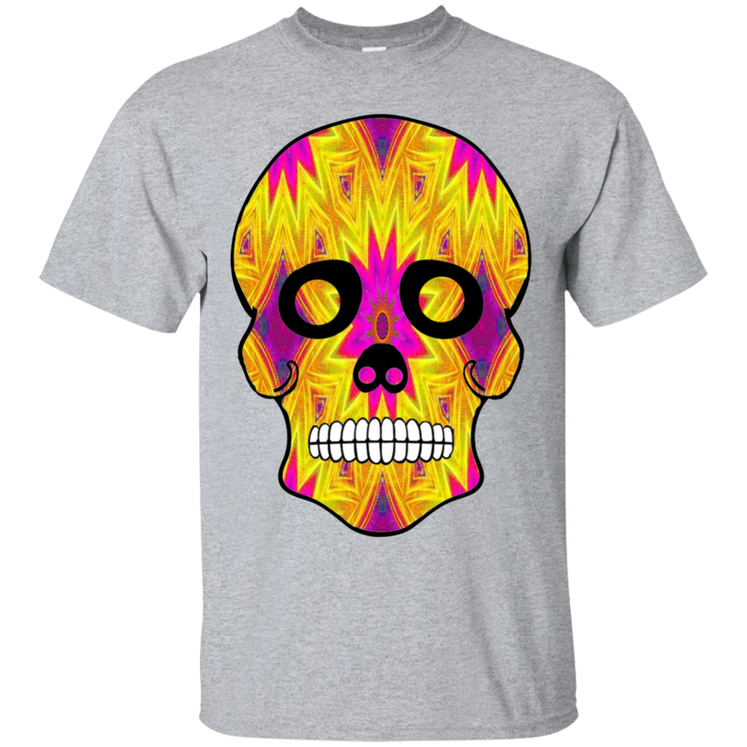 Day of The Dead Skull 7 Gildan Ultra Cotton T-Shirt