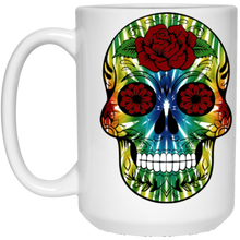 Load image into Gallery viewer, skull 13 15 oz. White Mug