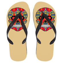 Load image into Gallery viewer, Skull 8 Flip Flops - Large