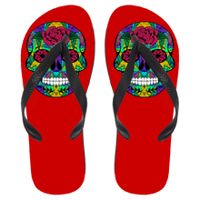 Load image into Gallery viewer, Skull 12 Flip Flops - Large