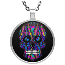 Load image into Gallery viewer, Skull 3 Circle Necklace