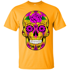 Day of The Dead Skull 10 Gildan Ultra Cotton T-Shirt