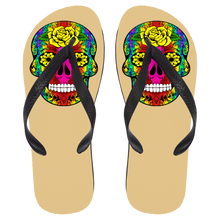 Load image into Gallery viewer, Skull 11 Flip Flops - Large