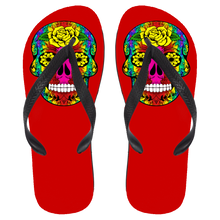 Load image into Gallery viewer, Skull 11 Flip Flops - Large