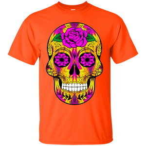 Day of The Dead Skull 10 Gildan Ultra Cotton T-Shirt