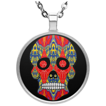 Load image into Gallery viewer, Skull 8 Circle Necklace