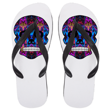 Load image into Gallery viewer, Skull 5 Flip Flops - Large