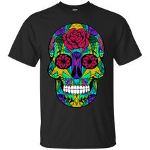 Load image into Gallery viewer, Day of The Dead Skull 12 Gildan Ultra Cotton T-Shirt