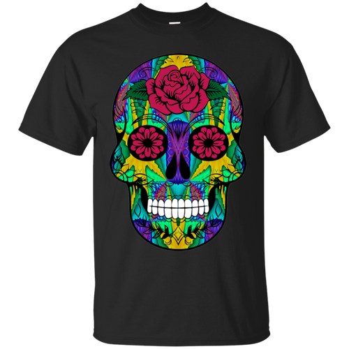 Day of The Dead Skull 12 Gildan Ultra Cotton T-Shirt