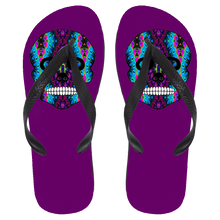 Load image into Gallery viewer, Skull 6 Flip Flops - Large