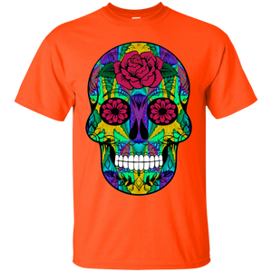 Day of The Dead Skull 12 Gildan Ultra Cotton T-Shirt