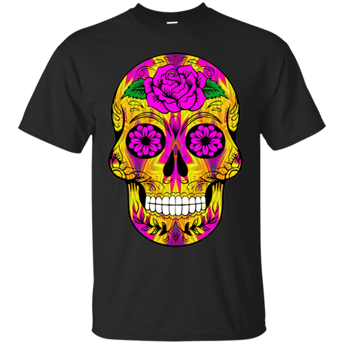 Day of The Dead Skull 10 Gildan Ultra Cotton T-Shirt