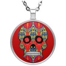 Load image into Gallery viewer, Skull 8 Circle Necklace