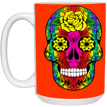 Load image into Gallery viewer, skull 11 15 oz. White Mug