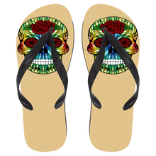 Load image into Gallery viewer, Skull 13 Flip Flops - Large