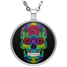 Load image into Gallery viewer, Skull 12 Circle Necklace