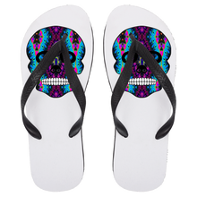 Load image into Gallery viewer, Skull 6 Flip Flops - Large