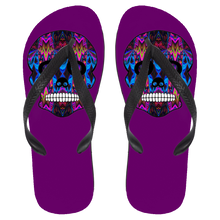 Load image into Gallery viewer, Skull 5 Flip Flops - Large