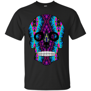 Day of The Dead Skull 4 Gildan Ultra Cotton T-Shirt